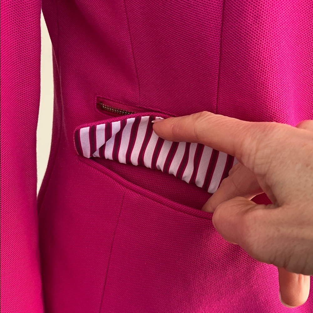 Chico's Vibrant Blazer with Gold Accents - Picture 7 of 8